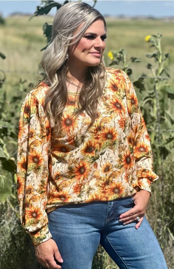 Golden Harvest Knit Top
