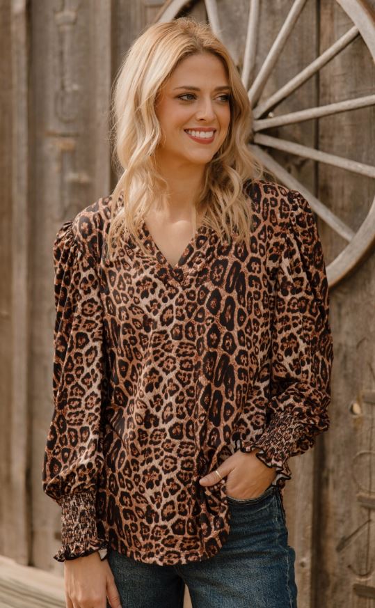 Canyon Call Top - Leopard