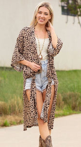 Leopard Print Duster