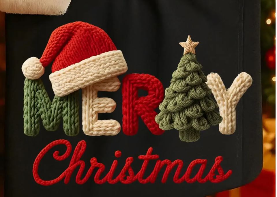 Merry Christmas Santa Hat Tee