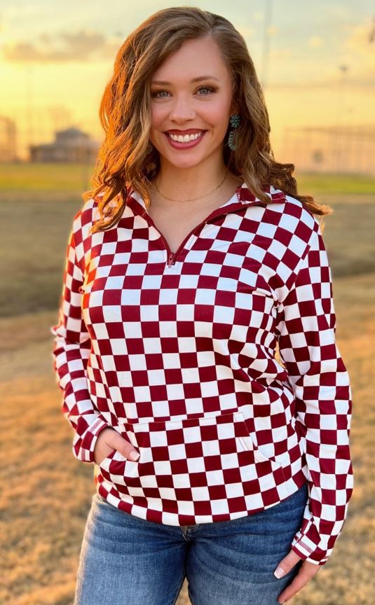 Pep Rally Pullover - Maroon