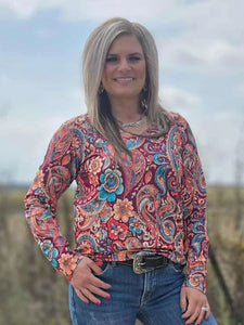 Paisley On the Plains Top