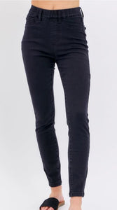 Black Pull On Skinny