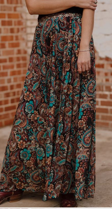 Sagebrush Swirl Maxi Skirt