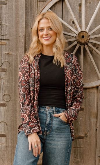 Desert Dahlia Cardigan