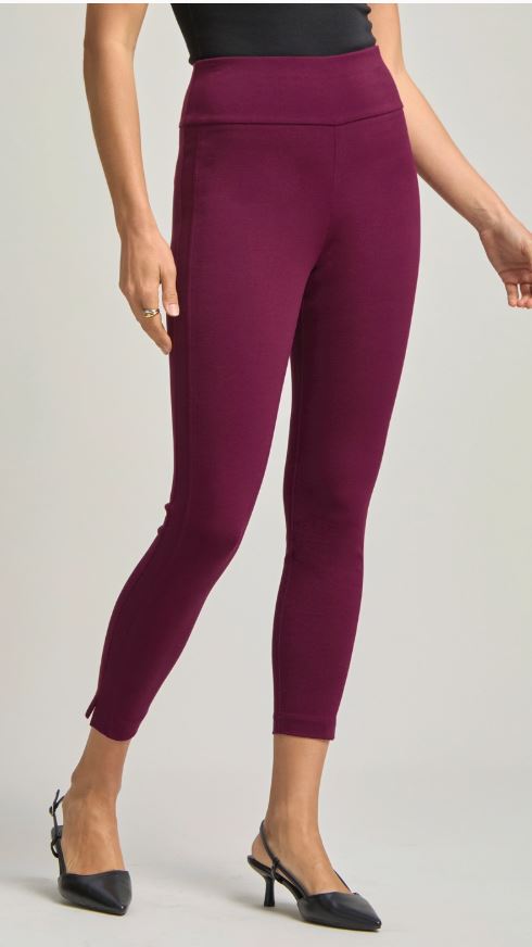 Magic High Waisted Skinny Pants Wine