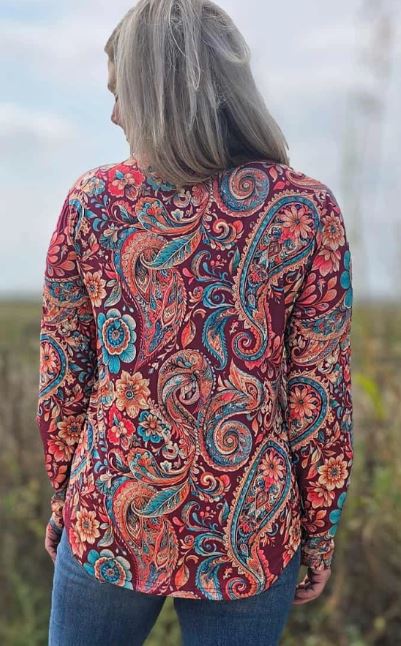 Paisley On the Plains Top