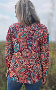 Paisley On the Plains Top