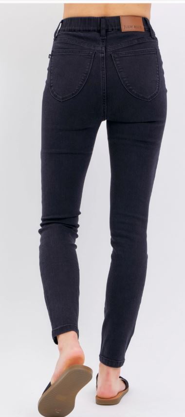 Black Pull On Skinny