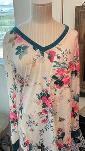 Jasmine Floral Print Top