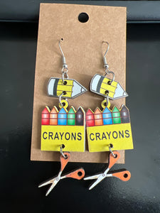 Crayon Earrings