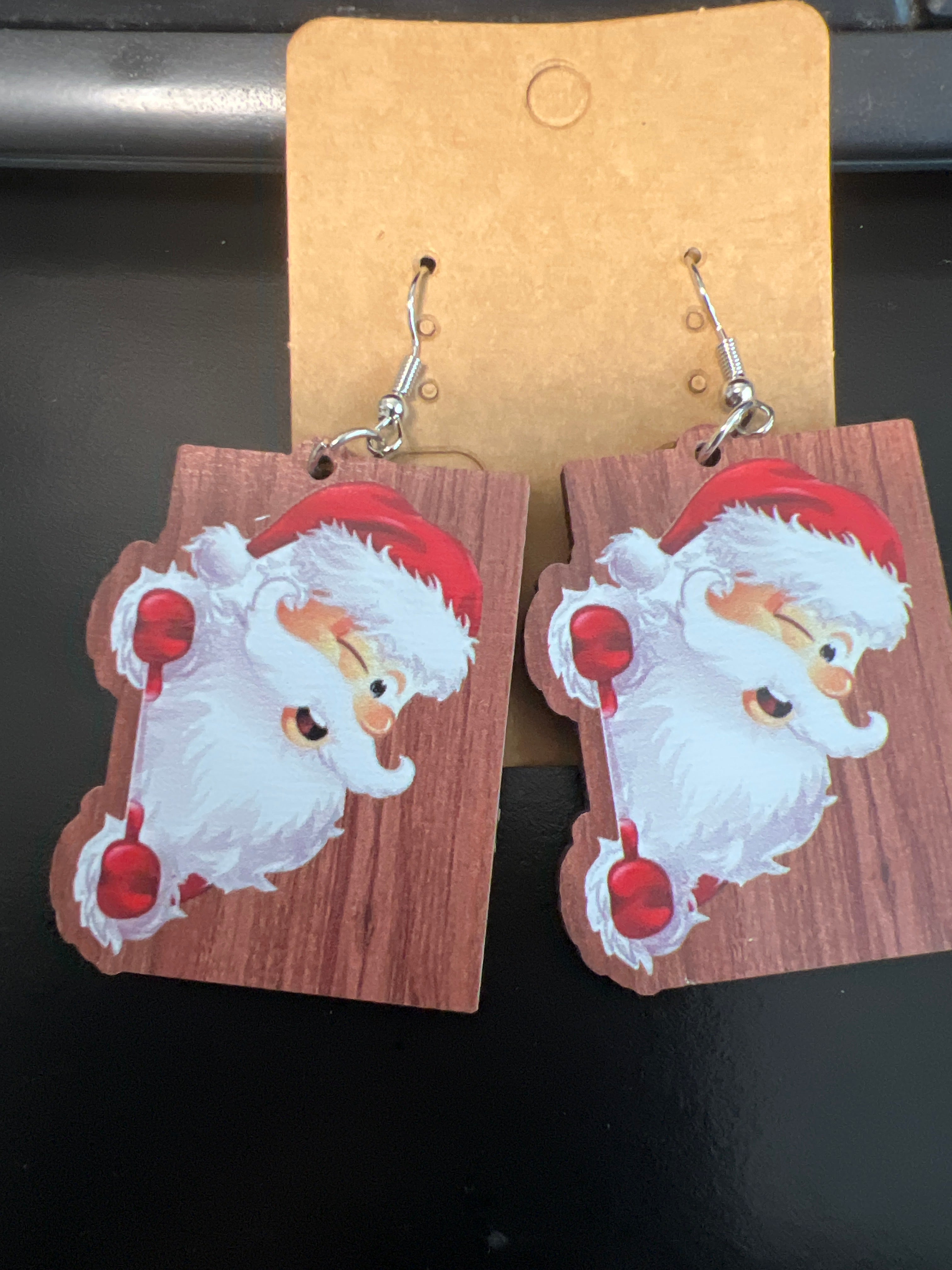Santa Earrings 2