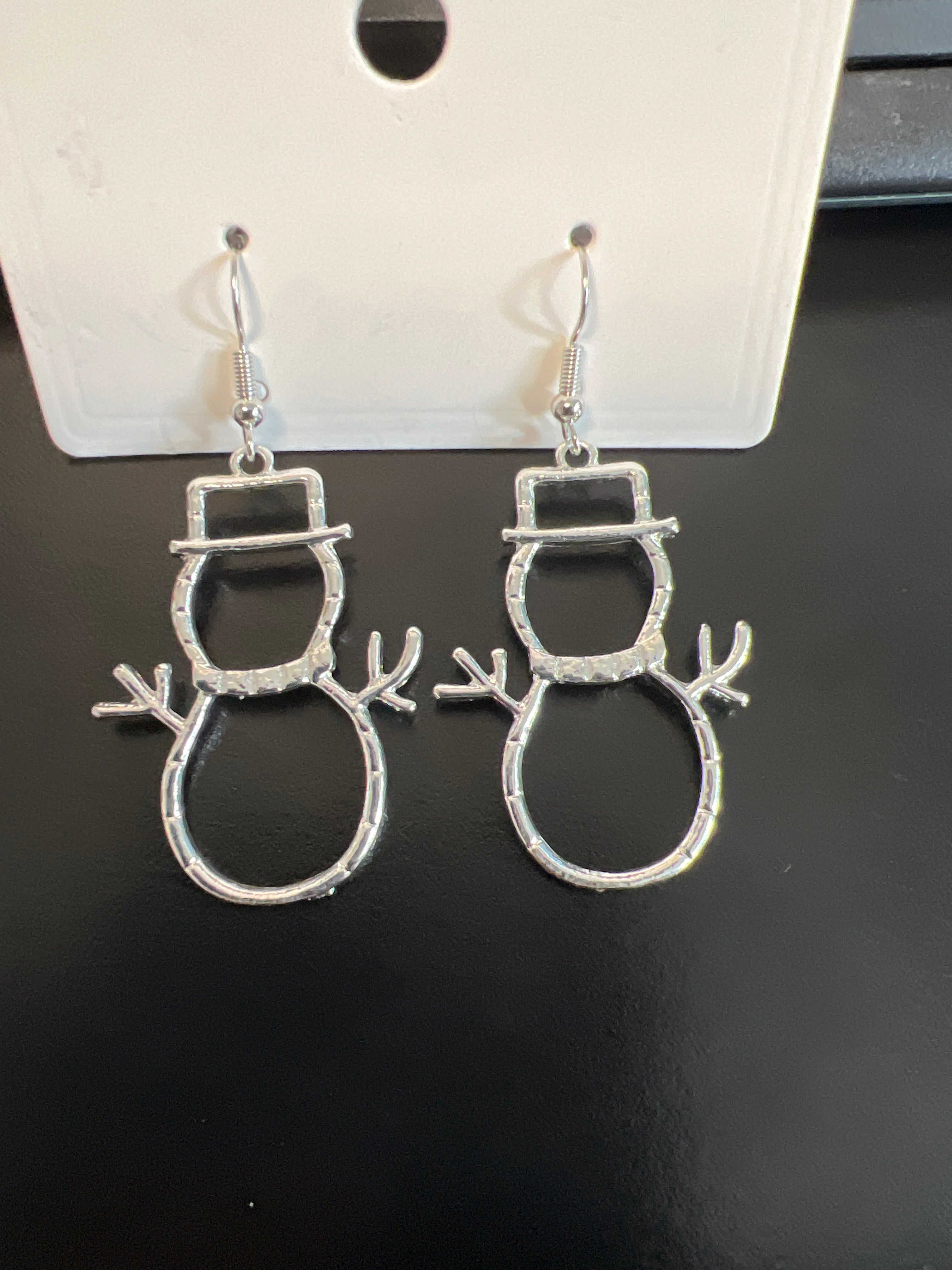 Snowman Earring 2