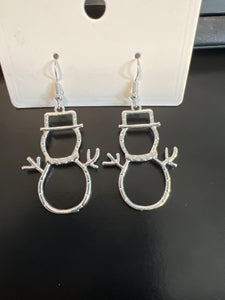 Snowman Earring 2